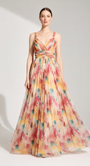 Selina Mesh Print Dress