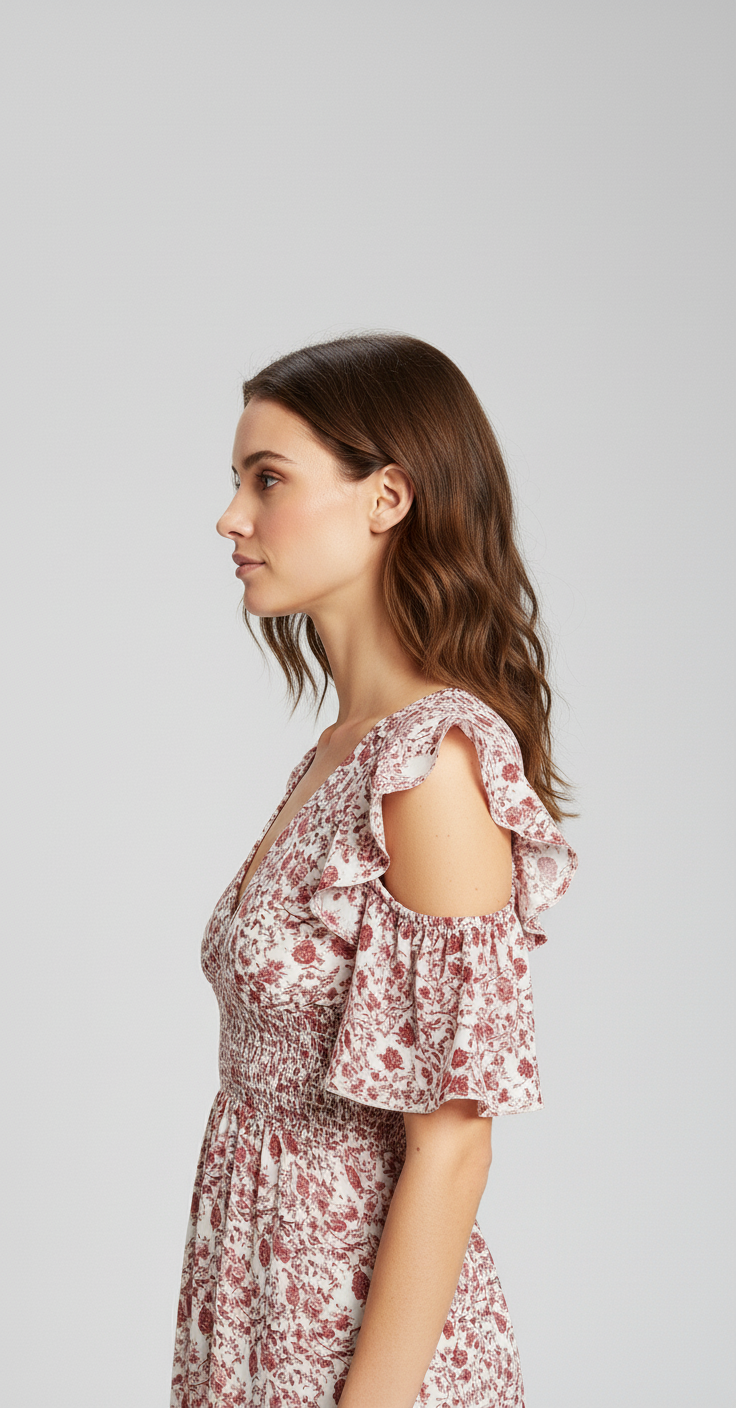 Ivy Irregular Floral Dress