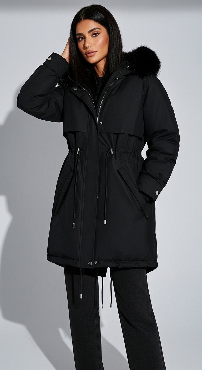 Mira Fleece-Lined Puffer Jacket
