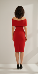 Valeria V-Neck Pencil Dress