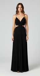 Alessia Pleated Backless Dress
