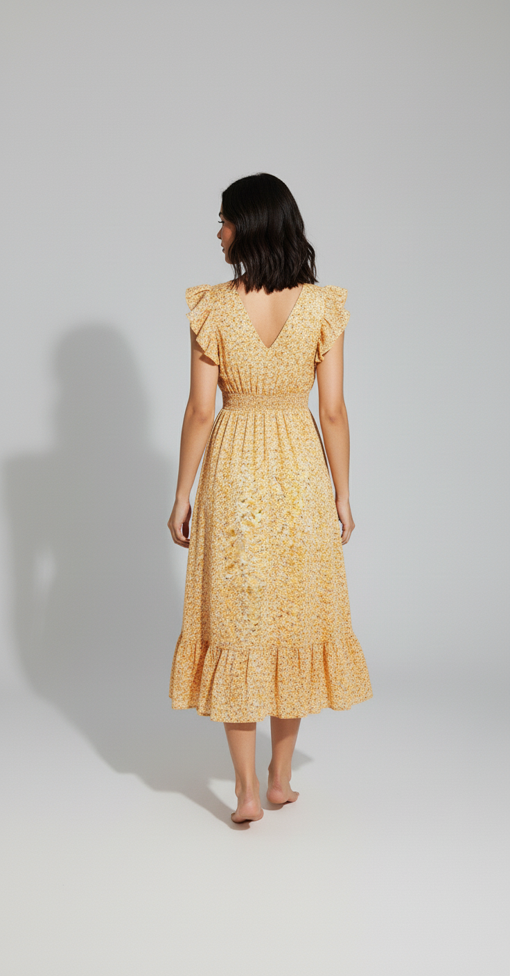 Ivy Irregular Floral Dress