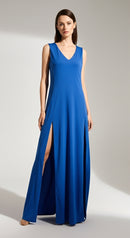 Arwen V-Neck Slit Dress