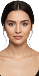 Infinity Gold Pendant Necklace