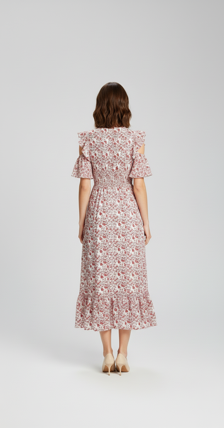 Ivy Irregular Floral Dress