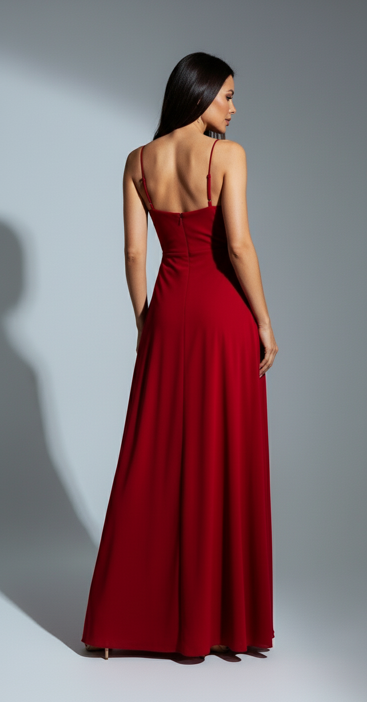 Arwen V-Neck Slit Dress