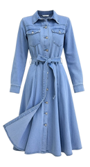 Maris Denim Shirt Dress