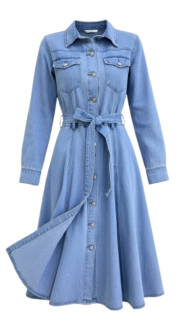 Maris Denim Shirt Dress