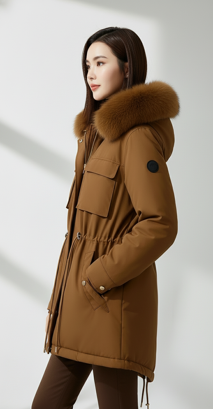 Mira Fleece-Lined Puffer Jacket