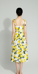 Elisa Printed Button Dress