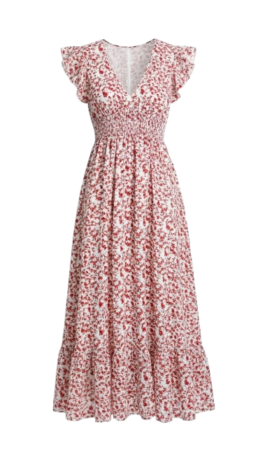 Ivy Irregular Floral Dress