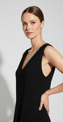 Arwen V-Neck Slit Dress