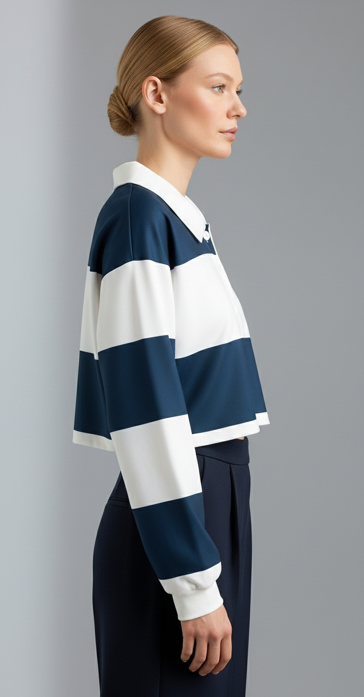 Arielle Rainbow Polo Sweatshirt