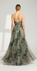 Selina Mesh Print Dress