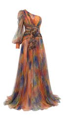 Lyra Off-Shoulder Mesh Dres