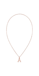 Initial Letter Pendant Necklace