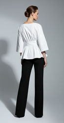 Amira Backless Cotton Top