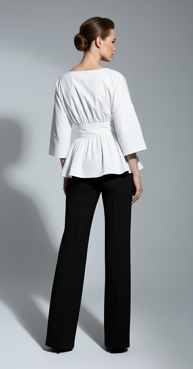 Amira Backless Cotton Top