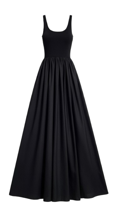 Claire A-Line Black Dress