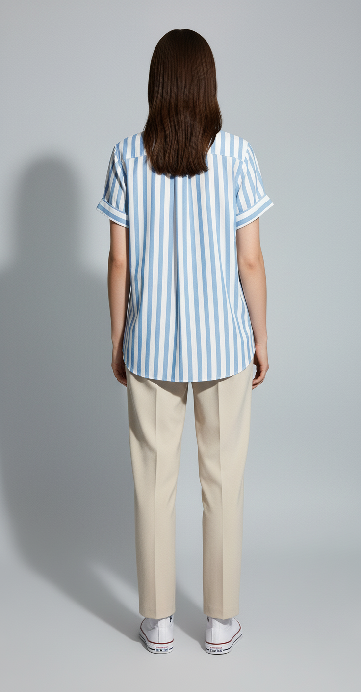 Lina Striped Linen Shirt