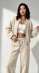 Leonie Slim-Fit Cardigan Set