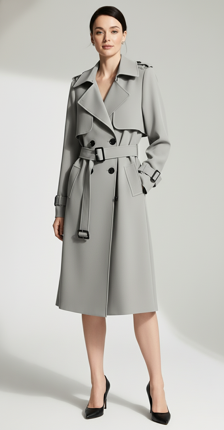 Eleanor British Windbreaker Coat