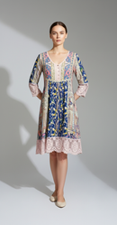 Elodie Retro Lace Dress