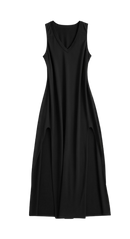 Arwen V-Neck Slit Dress