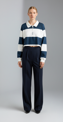 Arielle Rainbow Polo Sweatshirt