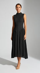 Elena Pleated Maxi Dress