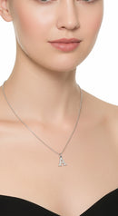 Initial Letter Pendant Necklace
