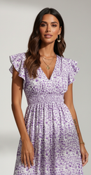 Ivy Irregular Floral Dress
