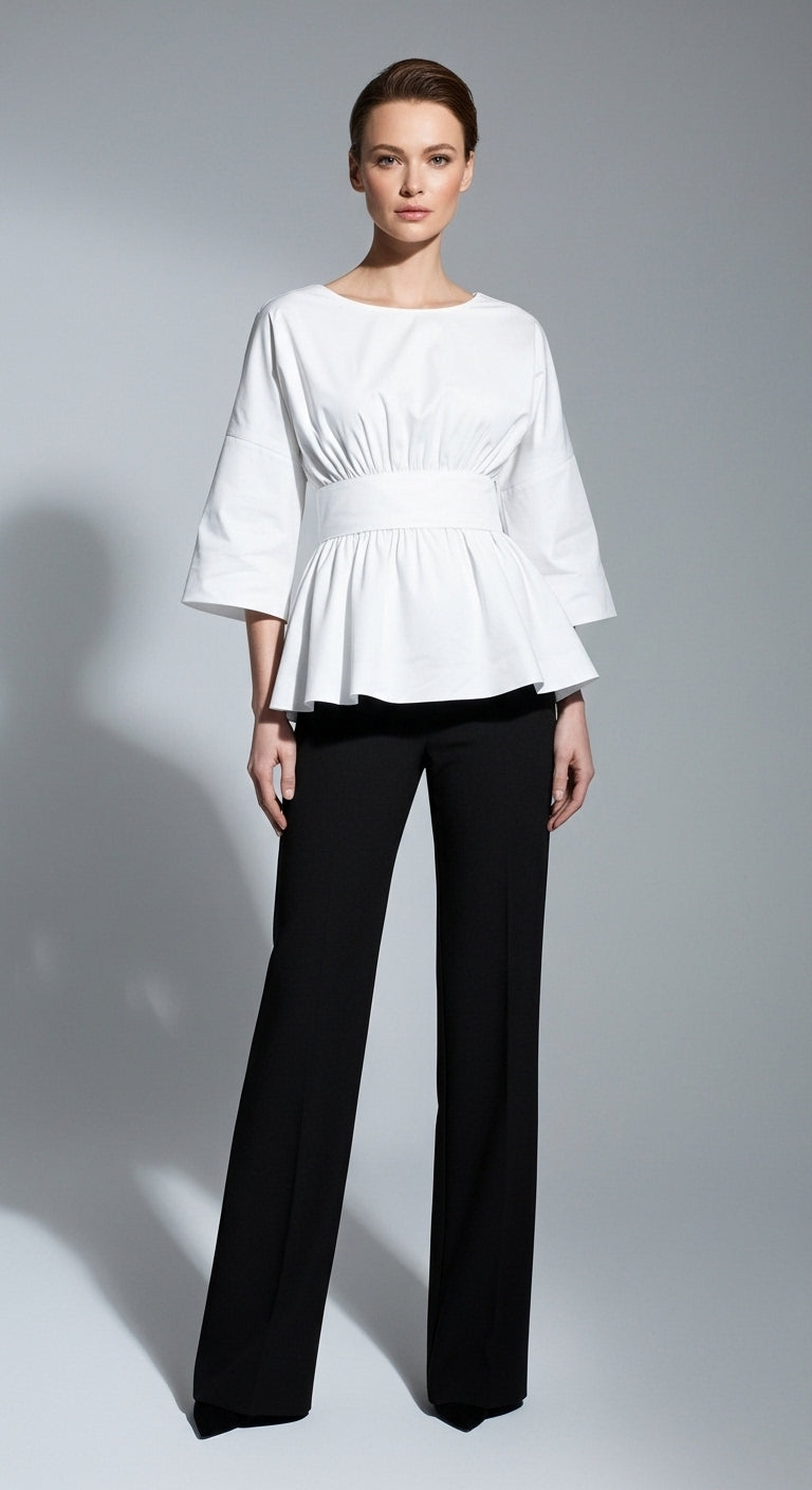 Amira Backless Cotton Top