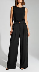 Clara Wide-Leg Suit Pants