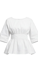 Amira Backless Cotton Top