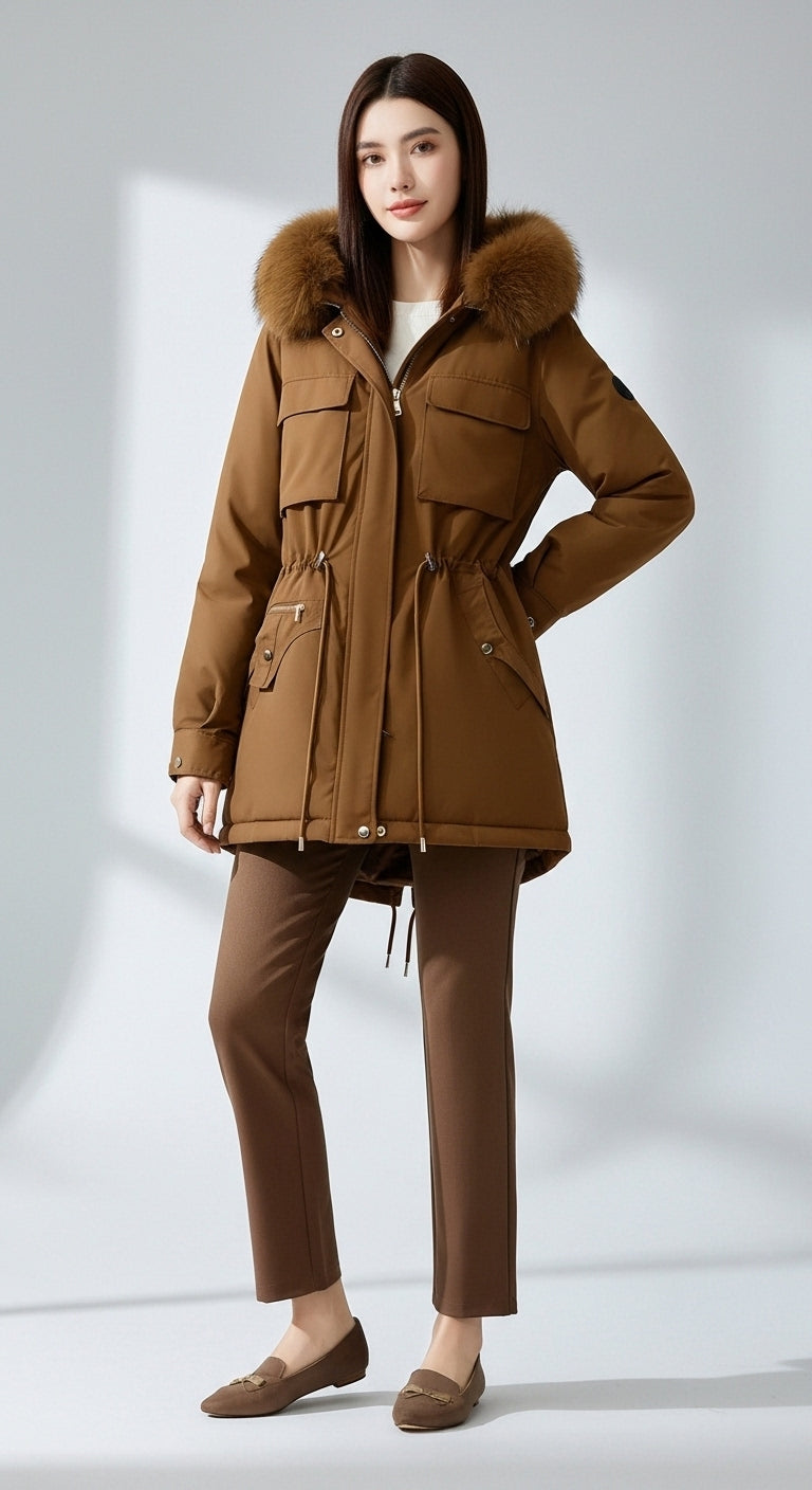 Mira Fleece-Lined Puffer Jacket