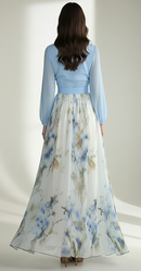 Valentina Printed Maxi Dress