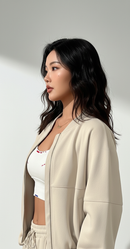 Leonie Slim-Fit Cardigan Set