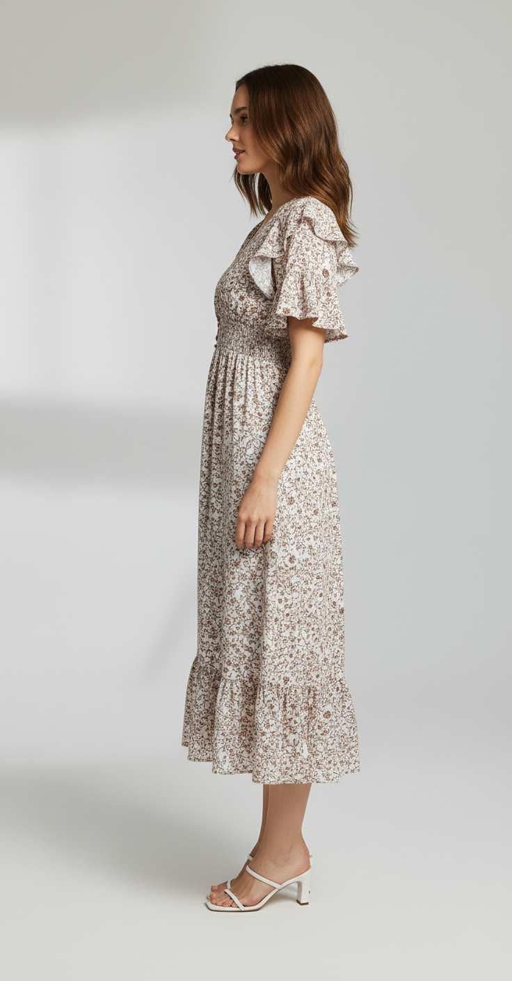 Ivy Irregular Floral Dress