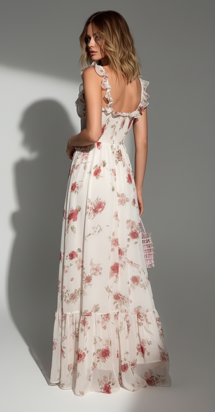 Selene Chiffon Slip Dress