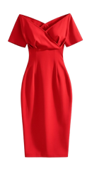 Valeria V-Neck Pencil Dress