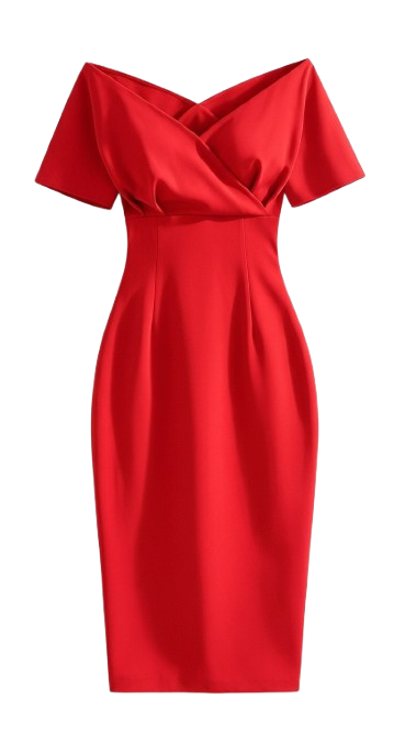 Valeria V-Neck Pencil Dress
