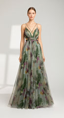 Selina Mesh Print Dress