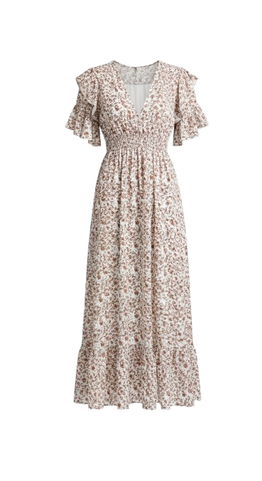 Ivy Irregular Floral Dress