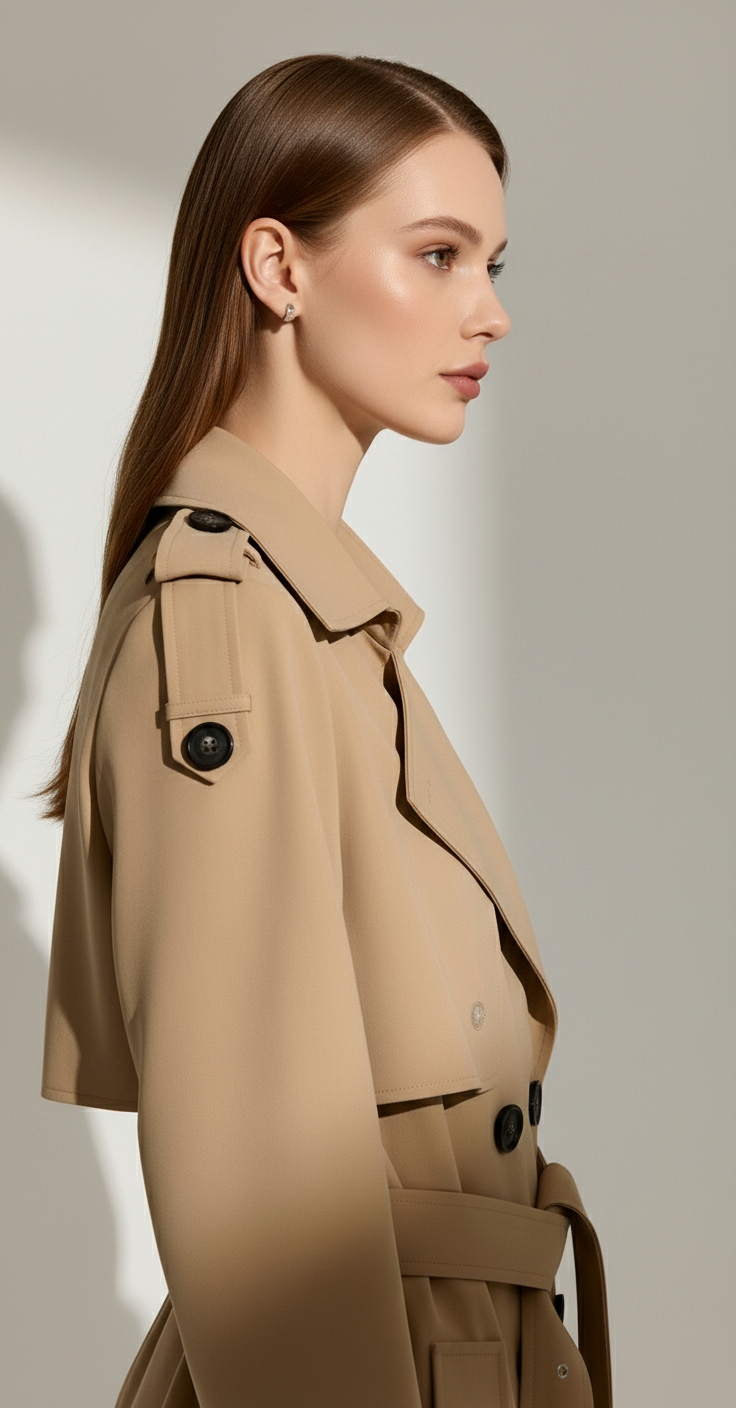 Eleanor British Windbreaker Coat