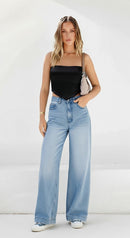 Iris Wide-Leg High-Waist Jeans