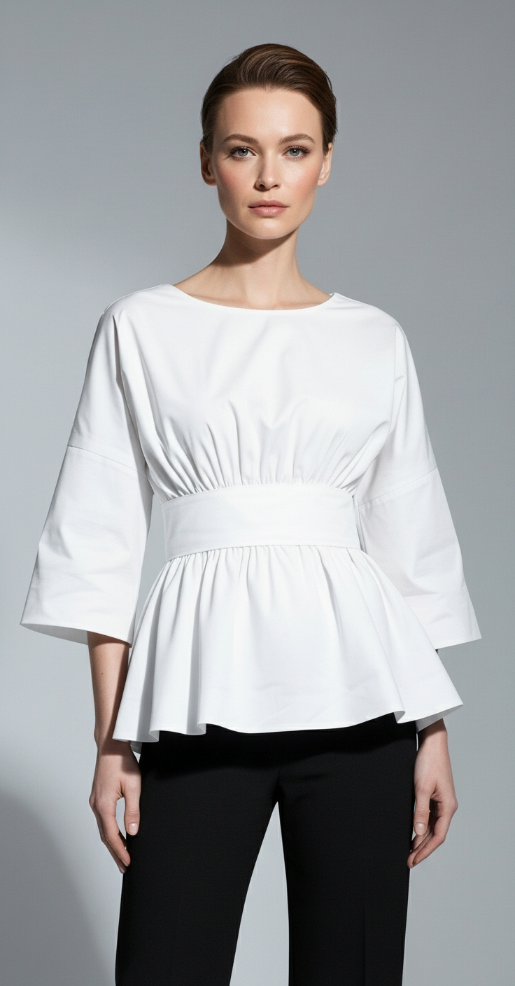 Amira Backless Cotton Top