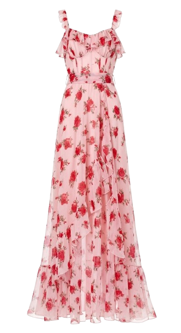 Selene Chiffon Slip Dress