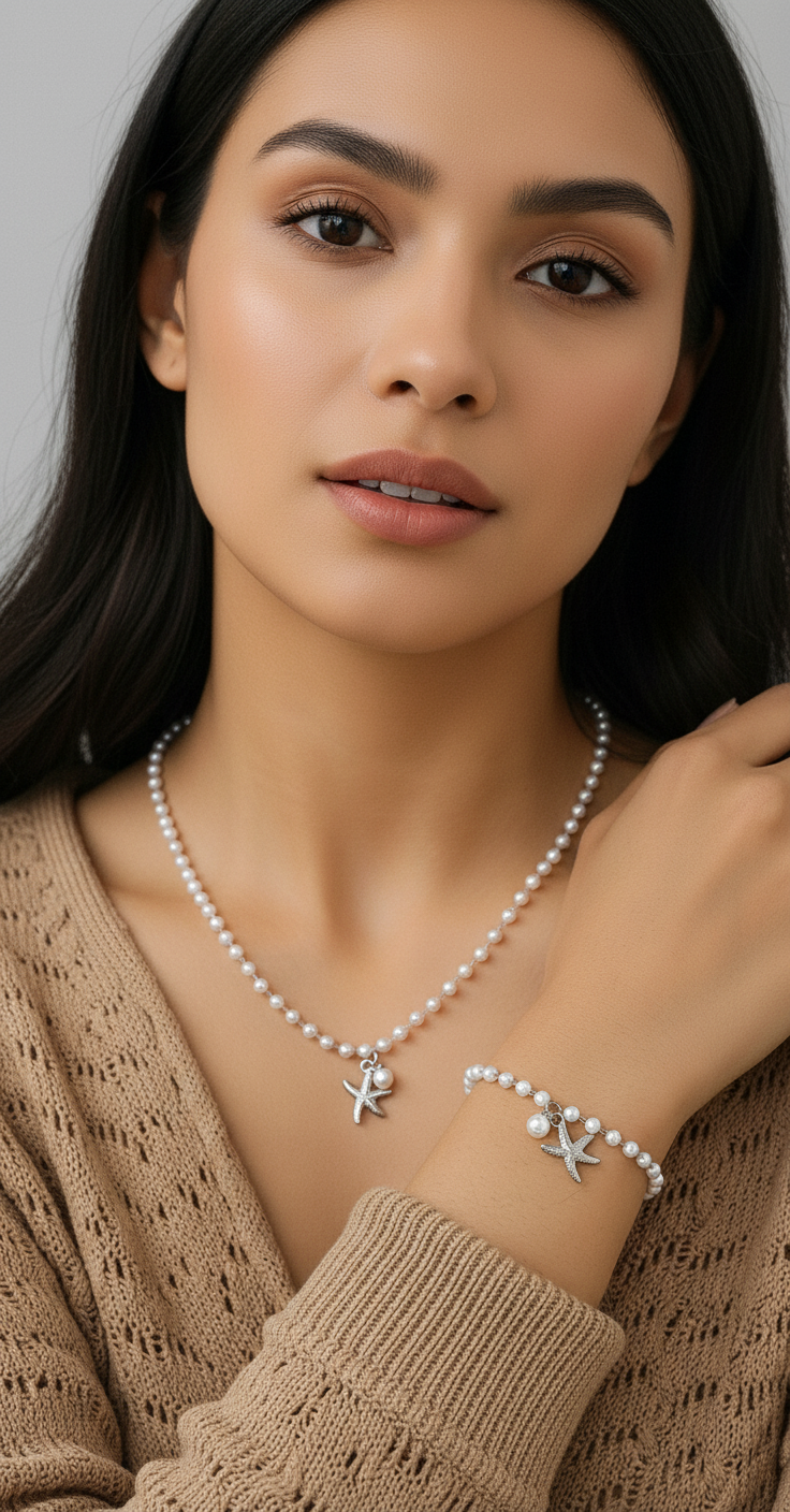 Marina Ocean Charm Necklace