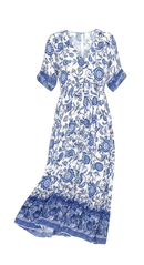 Alina Tie-Dye Maxi Dress